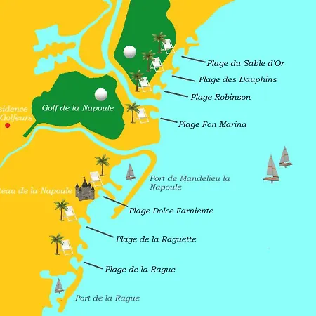 Les Golfeurs Vii Apartament